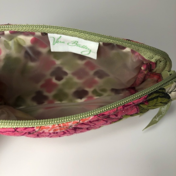 Vera Bradley Hello Dahlia! Pattern Makeup Bag retired pattern - Picture 3 of 4